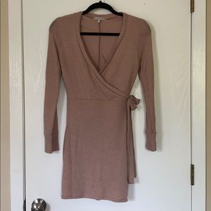 Mauve Wrap Dress